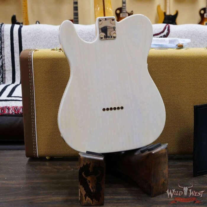 Fender Custom Shop 1952 Telecaster with Hand-Wound Pickups Journeyman Relic White Blonde - Image 11