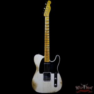 Fender Custom Shop 1952 Telecaster Heavy Relic Maple Neck White Blonde - Image 4