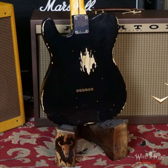Fender Custom Shop 1952 Telecaster Relic Ash Body Maple Neck Black 7.20 LBS - Image 11