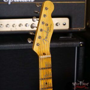 Fender Custom Shop 1952 Telecaster Relic Ash Body Maple Neck Black 7.20 LBS - Image 7