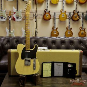 Fender Custom Shop 1952 Telecaster Relic Maple Neck & Fingerboard Nocaster Blonde - Image 11