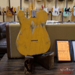 Fender Custom Shop 1953 Telecaster Heavy Relic Quatersawn Maple Neck Hand-Wound Pickups Butterscotch Blonde - Image 11
