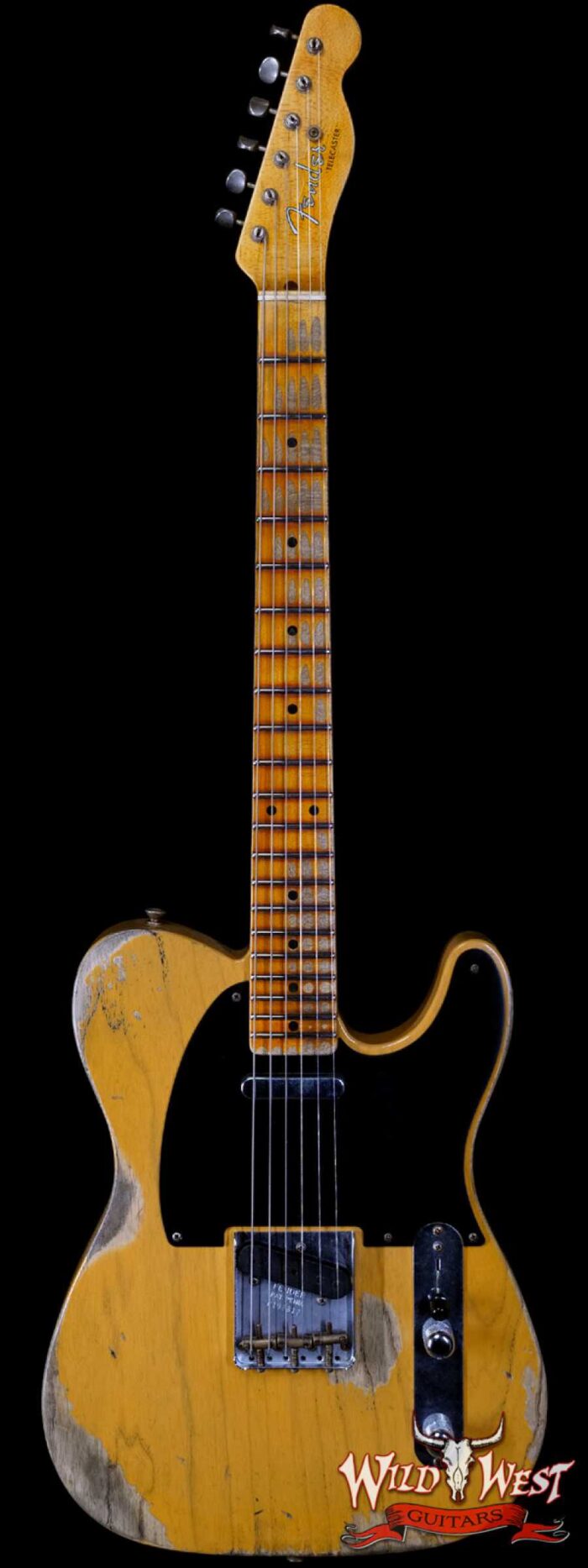 Fender Custom Shop 1953 Telecaster Heavy Relic Quatersawn Maple Neck Hand-Wound Pickups Butterscotch Blonde - Image 1