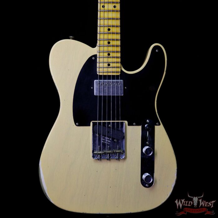 Fender Custom Shop 1953 Telecaster HS Relic Hand-Wound Pickup Nocaster Blonde 6.70 LBS - Image 3