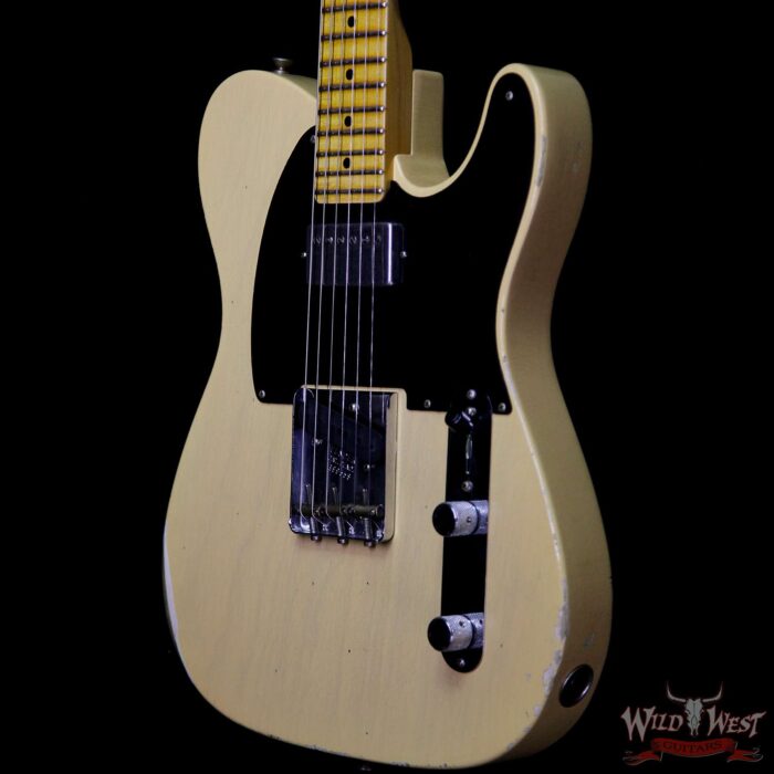 Fender Custom Shop 1953 Telecaster HS Relic Hand-Wound Pickup Nocaster Blonde 6.70 LBS - Image 2