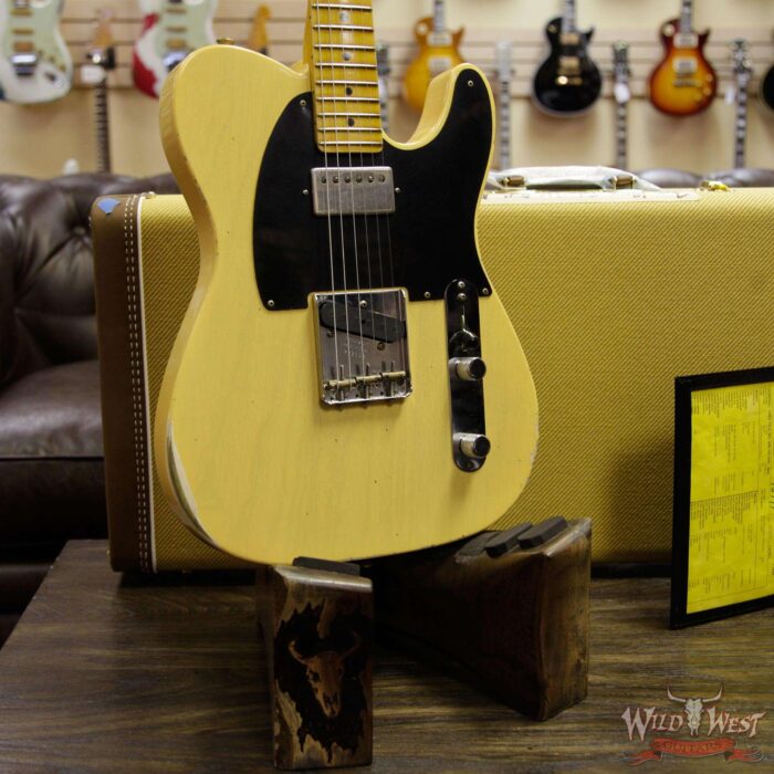 Fender Custom Shop 1953 Telecaster HS Relic Hand-Wound Pickup Nocaster Blonde 6.70 LBS - Image 12
