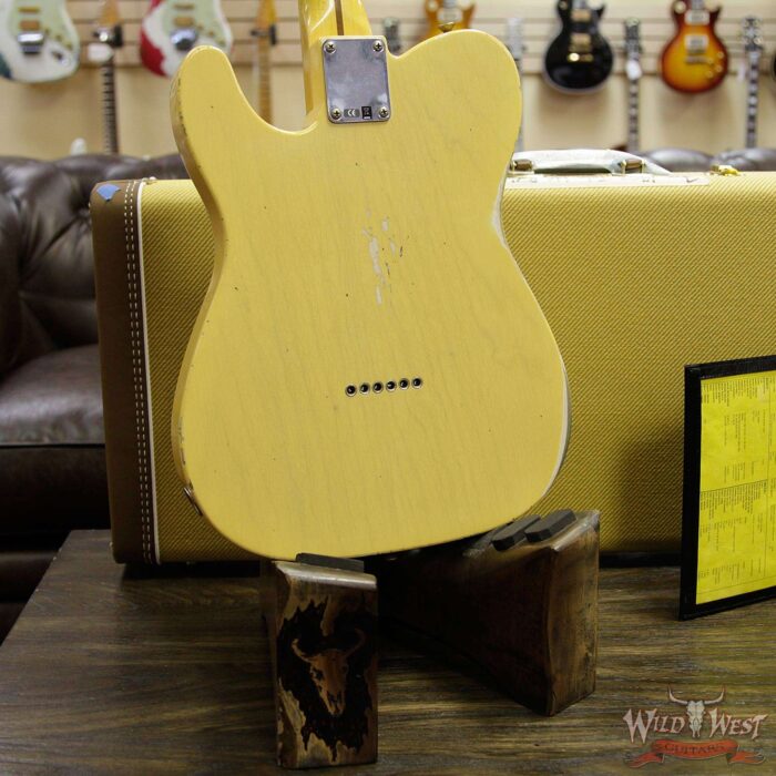 Fender Custom Shop 1953 Telecaster HS Relic Hand-Wound Pickup Nocaster Blonde 6.70 LBS - Image 15