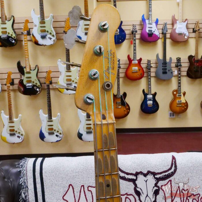 Fender Custom Shop 1955 Precision Bass P-Bass Heavy Relic Shell Pink - Image 7