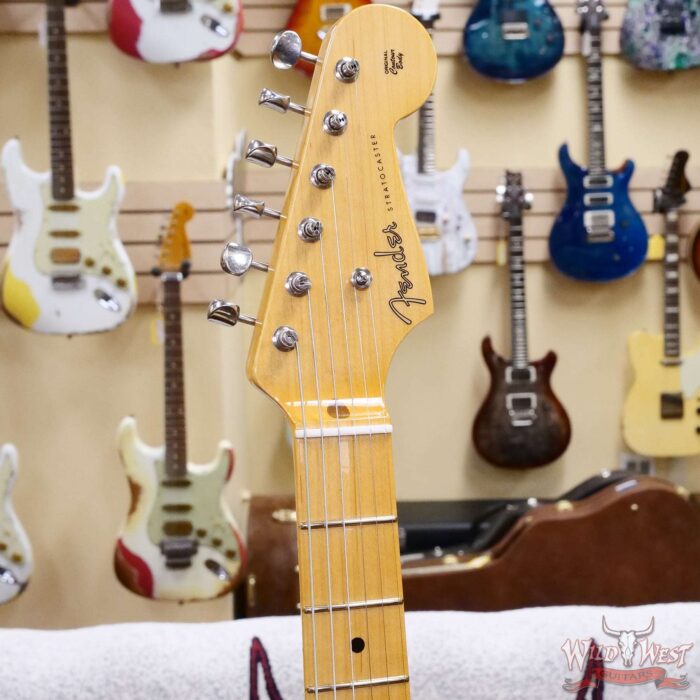 Fender Custom Shop Vintage Custom ‘55 1955 Hardtail Stratocaster Time Capsule Package Aged White Blonde 7.30 LBS - Image 7
