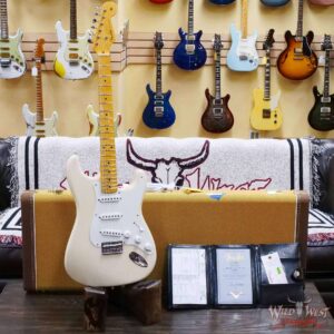 Fender Custom Shop Vintage Custom ‘55 1955 Hardtail Stratocaster Time Capsule Package Aged White Blonde 7.35 Pounds - Image 6