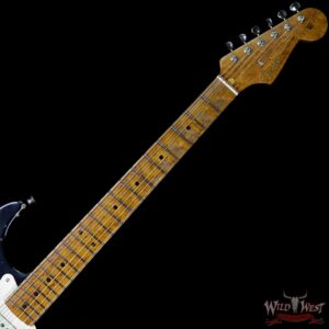 2017 NAMM Fender Custom Shop 30th Anniversary LTD 1956 Roasted Stratocaster Relic Aged Black - Image 9