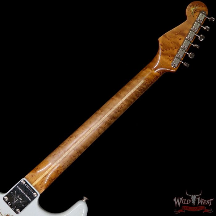 2017 NAMM Fender Custom Shop 30th Anniversary LTD 1956 Roasted Stratocaster Relic Faded Sonic Blue - Image 11