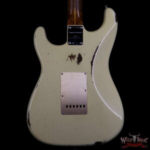 Fender Custom Shop 1956 Stratocaster Relic Roasted Birdeye Maple Neck Aged Vintage White - Image 6