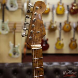 Fender Custom Shop 1956 Stratocaster Relic Roasted Birdeye Maple Neck Aged Vintage White - Image 7