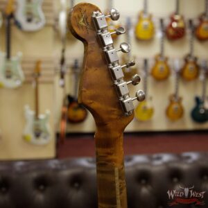 Fender Custom Shop 1956 Stratocaster Relic Roasted Birdeye Maple Neck Aged Vintage White - Image 9