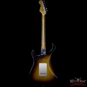 Fender Custom Shop Roasted 1956 Stratocaster Relic AAA Birdseye Maple Neck 2 Tone Sunburst - Image 5