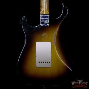 Fender Custom Shop Roasted 1956 Stratocaster Relic AAA Birdseye Maple Neck 2 Tone Sunburst - Image 6