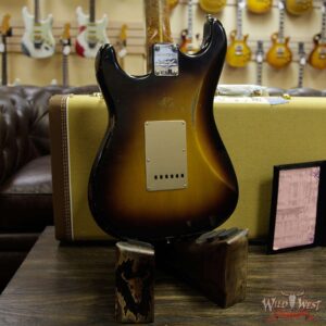 Fender Custom Shop Roasted 1956 Stratocaster Relic AAA Birdseye Maple Neck 2 Tone Sunburst - Image 15