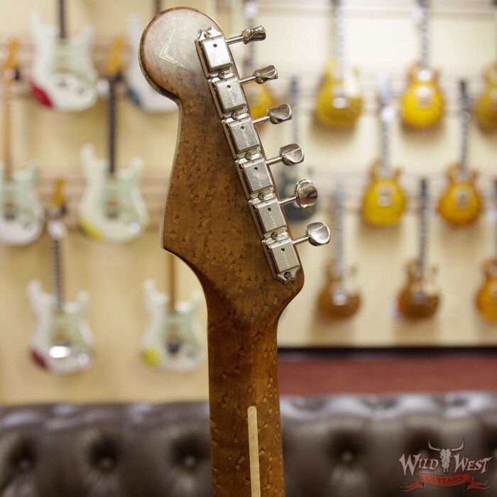 Fender Custom Shop 1956 Roasted Stratocaster Relic Birdseye Maple Neck 2 Tone Sunburst - Image 13