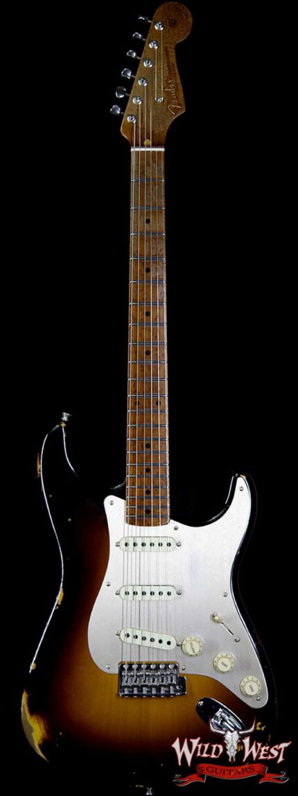 Fender Custom Shop 1956 Roasted Stratocaster Relic Birdseye Maple Neck 2 Tone Sunburst