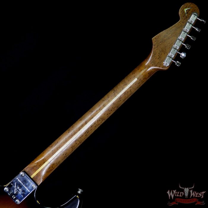Fender Custom Shop 1956 Roasted Stratocaster Relic Birdseye Maple Neck 2 Tone Sunburst - Image 8