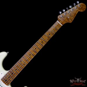 2017 NAMM Fender Custom Shop 30th Anniversary LTD 1956 Roasted Stratocaster Relic Aged Vintage White - Image 9