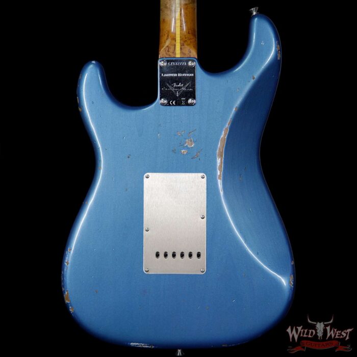 2017 NAMM Fender Custom Shop 30th Anniversary LTD 1956 Roasted Stratocaster Relic Lake Placid blue - Image 7