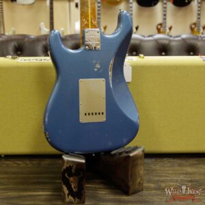 2017 NAMM Fender Custom Shop 30th Anniversary LTD 1956 Roasted Stratocaster Relic Lake Placid blue - Image 15