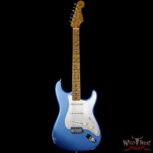 2017 NAMM Fender Custom Shop 30th Anniversary LTD 1956 Roasted Stratocaster Relic Lake Placid blue - Image 5