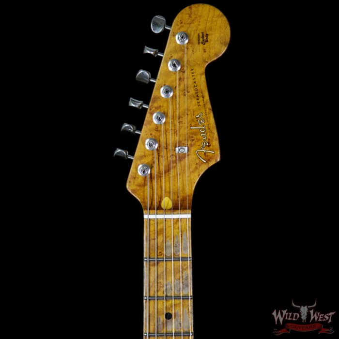 2017 NAMM Fender Custom Shop 30th Anniversary LTD 1956 Roasted Stratocaster Relic Lake Placid blue - Image 8