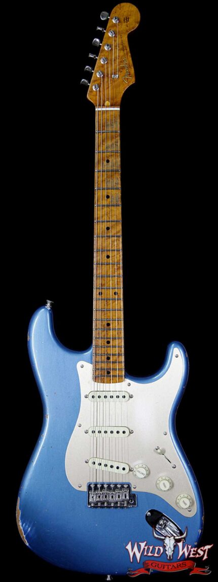 2017 NAMM Fender Custom Shop 30th Anniversary LTD 1956 Roasted Stratocaster Relic Lake Placid blue