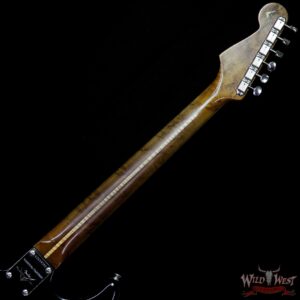 Fender Custom Shop 1956 Roasted Stratocaster Relic Birdseye Neck & Fingerboard Aged Black - Image 10