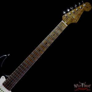 Fender Custom Shop 1956 Roasted Stratocaster Relic Birdseye Neck & Fingerboard Aged Black - Image 8