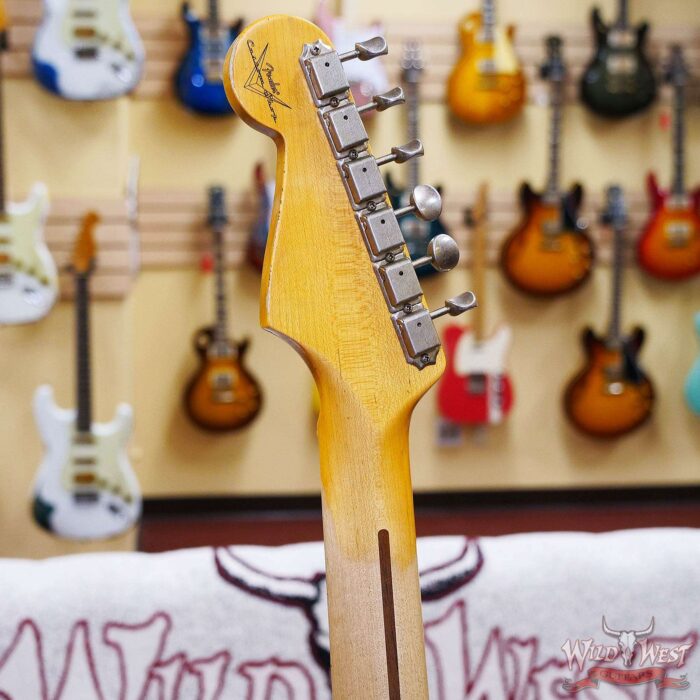 Fender Custom Shop 1957 Ash Stratocaster Hand-Wound Pickups Quatersawn Maple Neck Relic Taos Turquoise - Image 11