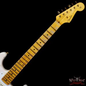 Fender Custom Shop 1956 Stratocaster Hand-Wound Pickups Relic Gold Hardware Aged White Blonde - Image 4