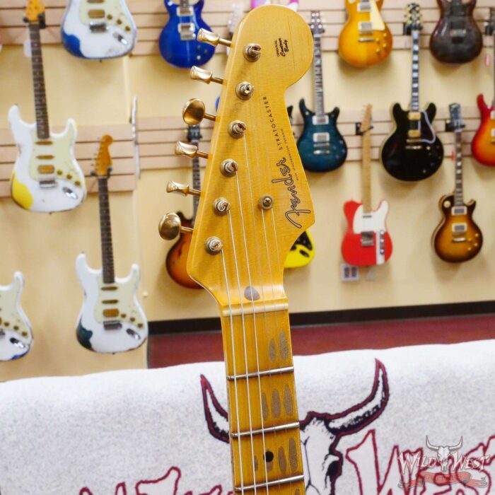 Fender Custom Shop 1956 Stratocaster Hand-Wound Pickups Relic Gold Hardware Aged White Blonde - Image 7