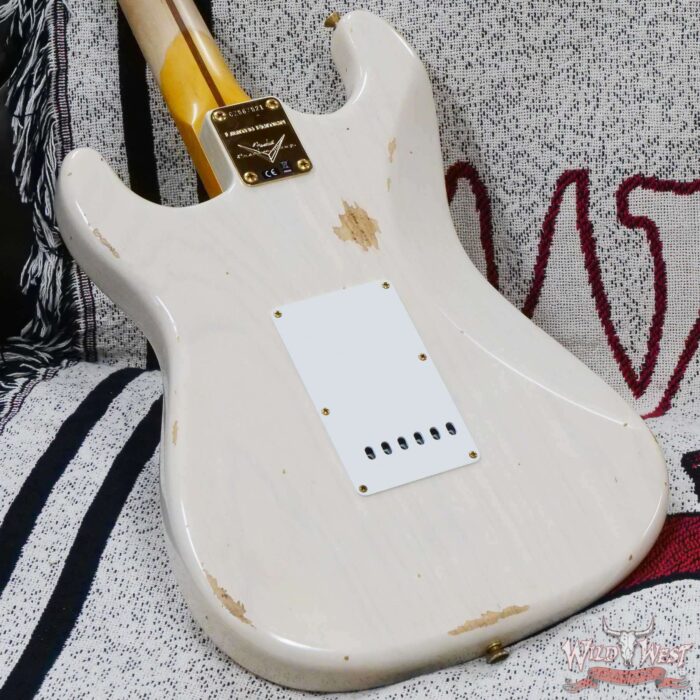 Fender Custom Shop 1956 Stratocaster Hand-Wound Pickups Relic Gold Hardware Aged White Blonde - Image 12