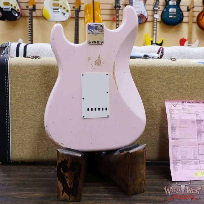Fender Custom Shop 1956 Stratocaster Hand-Wound Pickups Relic Faded Shell Pink - Image 13