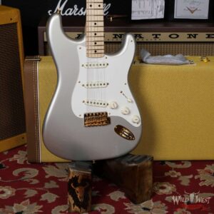 Fender Custom Shop 1956 Stratocaster NOS Ash Body Quatersawn Maple Neck Hand-Wound Pickups Inca Silver - Image 8