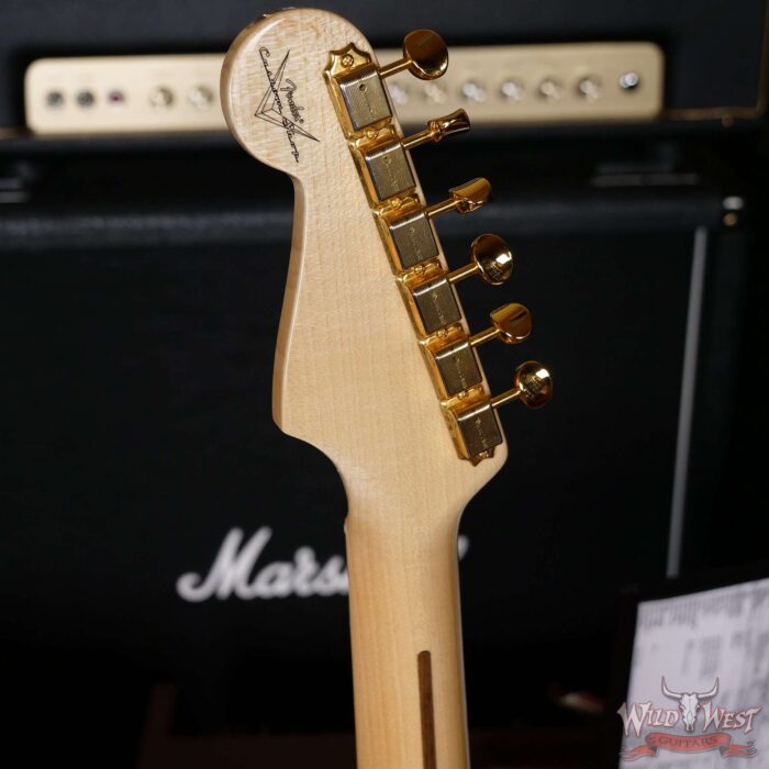 Fender Custom Shop 1956 Stratocaster NOS Ash Body Quatersawn Maple Neck Hand-Wound Pickups Inca Silver - Image 10