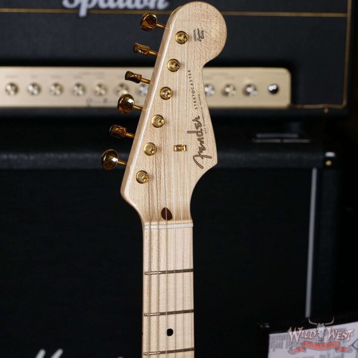 Fender Custom Shop 1956 Stratocaster NOS Ash Body Quatersawn Maple Neck Hand-Wound Pickups Inca Silver - Image 7