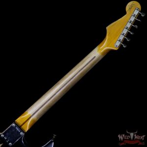 Fender Custom Shop 1957 Stratocaster Heavy Relic Maple Neck Black - Image 11