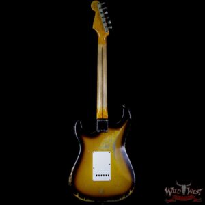 Fender Custom Shop 1957 Stratocaster Heavy Relic Maple Neck 2 Tone Sunburst - Image 5