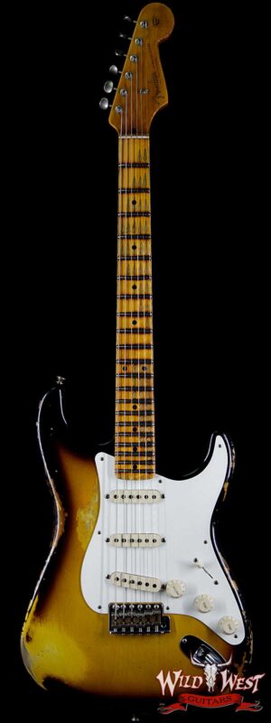 Fender Custom Shop 1957 Stratocaster Heavy Relic Maple Neck 2 Tone Sunburst