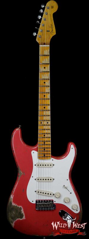 Fender Custom Shop 1957 Stratocaster Heavy Relic Maple Neck Fiesta Red