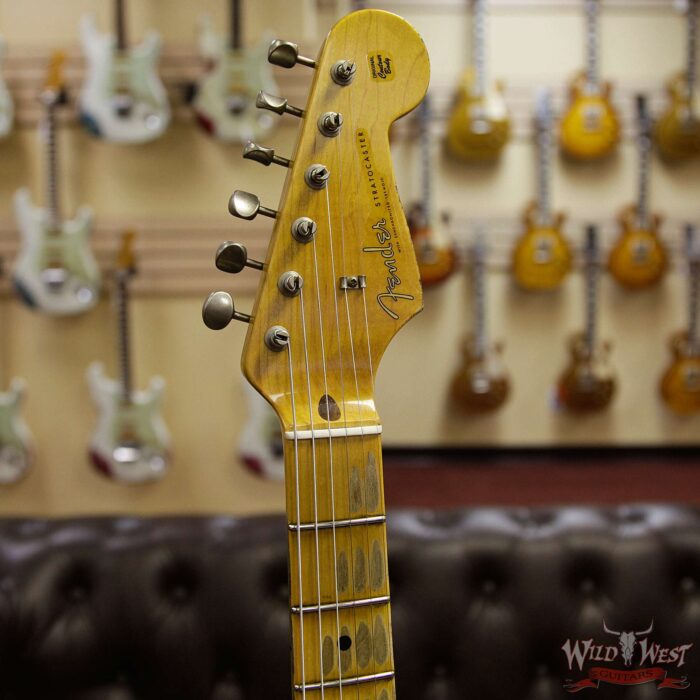 Fender Custom Shop 1957 Stratocaster Relic Maple Neck Surf Green - Image 7