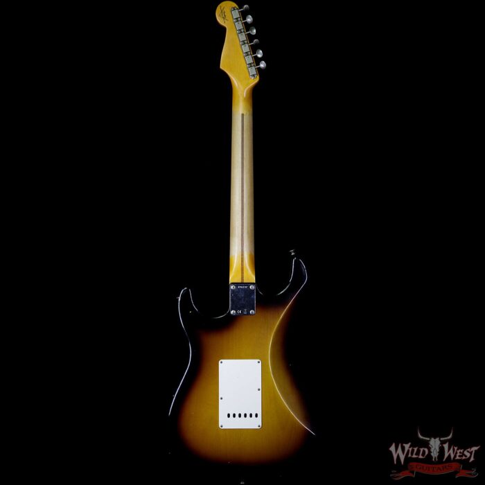 Fender Custom Shop 1957 Stratocaster Journeyman Relic with Dirty Neck 2 Tone Sunburst - Image 5