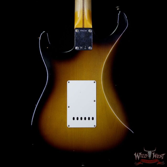 Fender Custom Shop 1957 Stratocaster Journeyman Relic with Dirty Neck 2 Tone Sunburst - Image 6