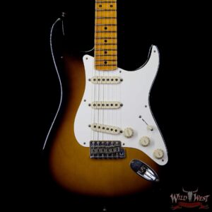 Fender Custom Shop 1957 Stratocaster Journeyman Relic with Dirty Neck 2 Tone Sunburst - Image 3