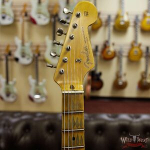Fender Custom Shop 1957 Stratocaster Relic Maple Neck 2 Tone Sunburst - Image 7
